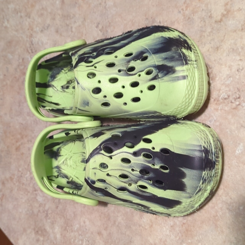 Toddler Boys Camouflage Slip On Sandals Size 11 12 - Picture 2 of 9